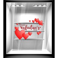 Αυτοκόλλητο βιτρίνας - Αγίος Βαλεντίνος 55